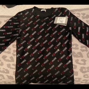 Balenciaga Sweater:Love Paris Collection Large NWT